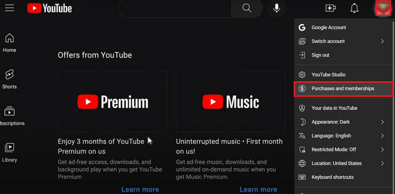 get youtube premium three month free trial