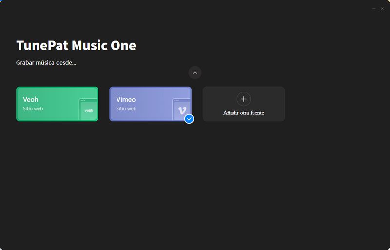 interfaz de Music One