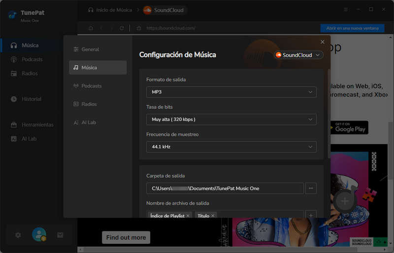 Configuración