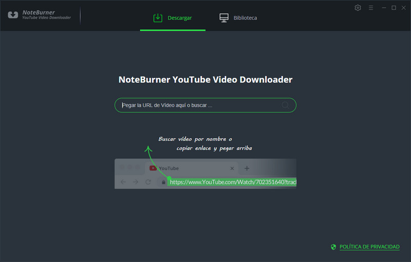 NoteBurner YouTube Downloader