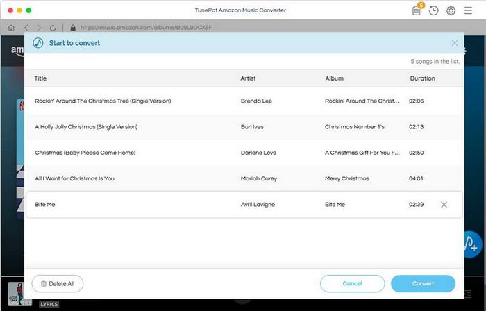 manage amazon music