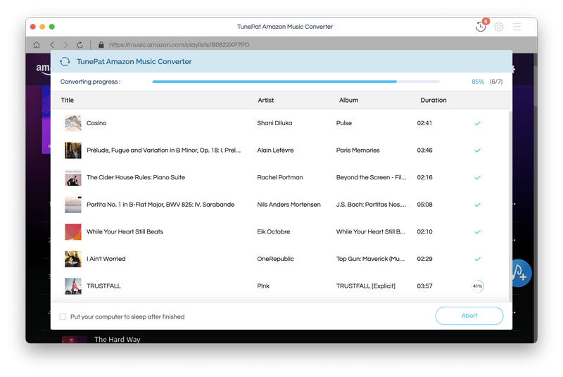 Convert Amazon Music with TunePat Mac