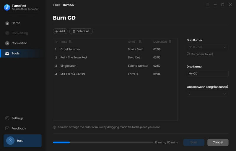 How to Burn CDs from Amazon Music Unlimited | TunePat