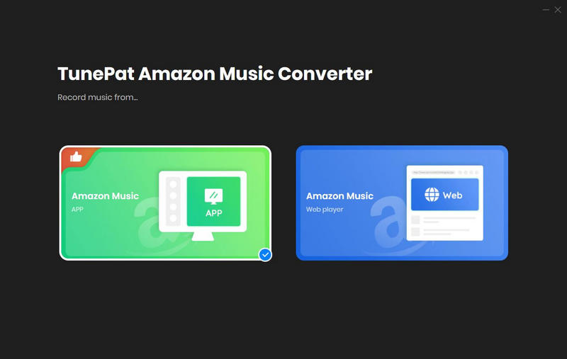 launch tunepat amazon music converter