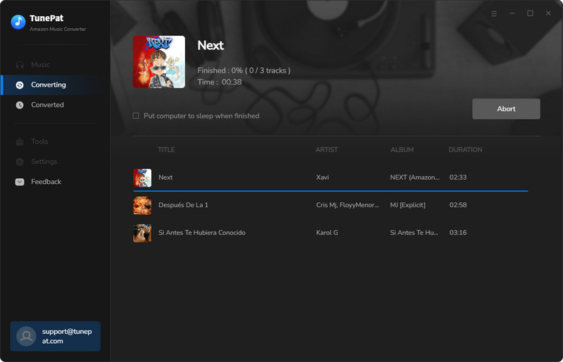 convert amazon music playlist to pc