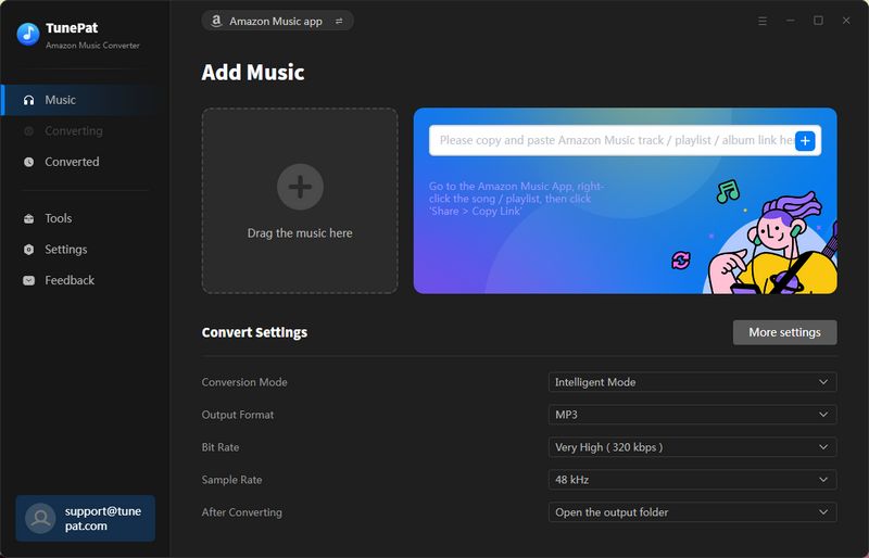 finish the output settings