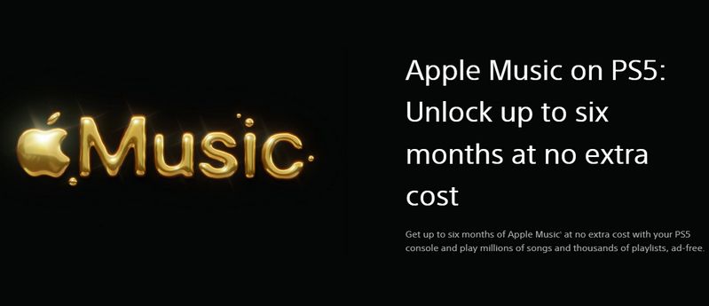 get apple music for free with ps5