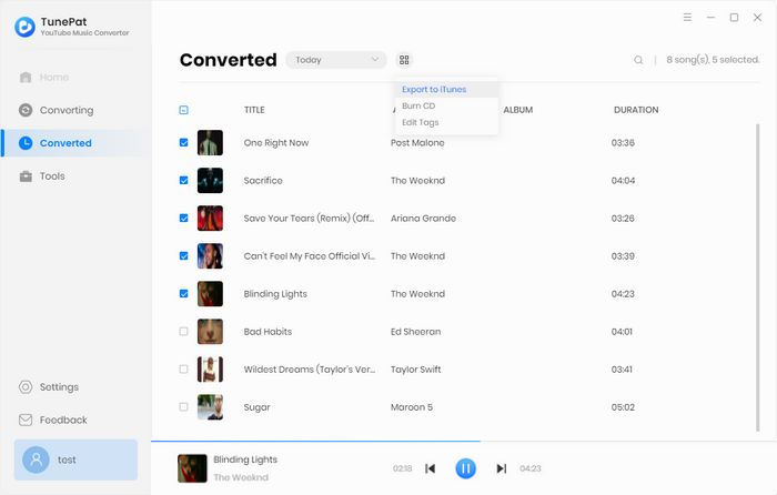 export YouTube music to iTunes