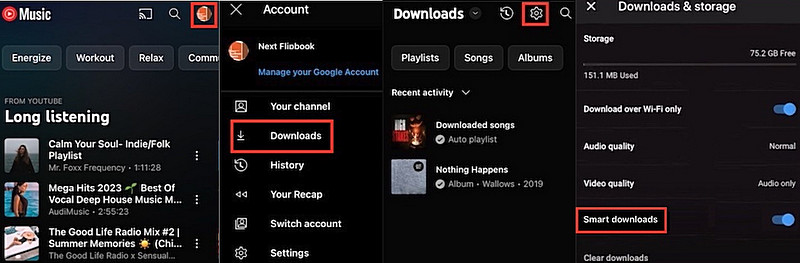 enable smart downloads