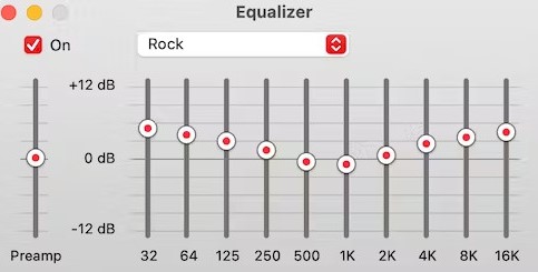 equaliser on apple music