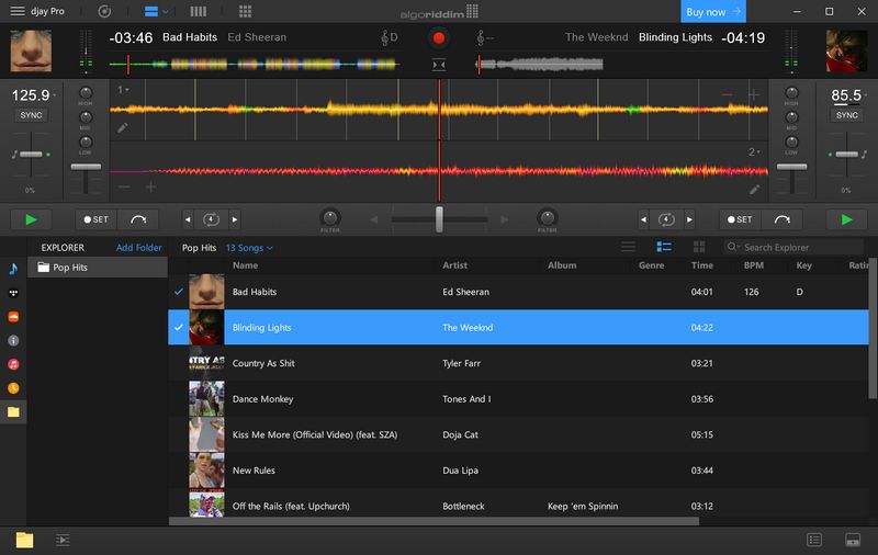 mix with youtube music on Djay Pro