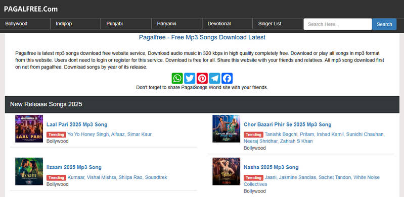 Pagalfree download mp3 hindi songs