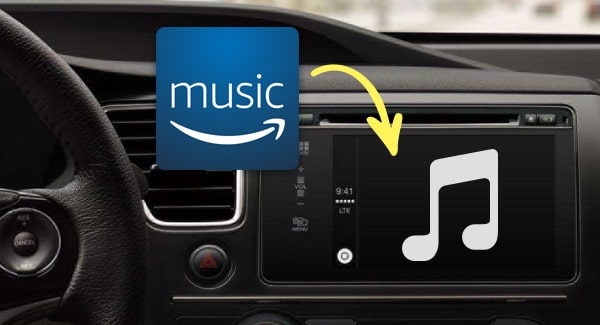 play amazon music in a car