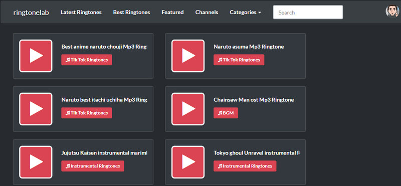 RingtoneLab Free Anime Ringtones Downloader