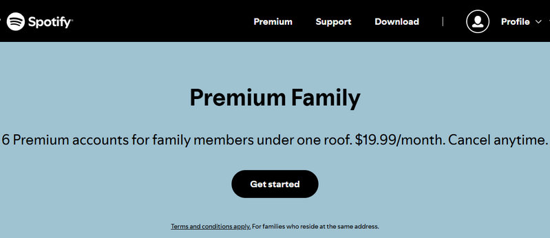 Set up Your Spotify Family Plan