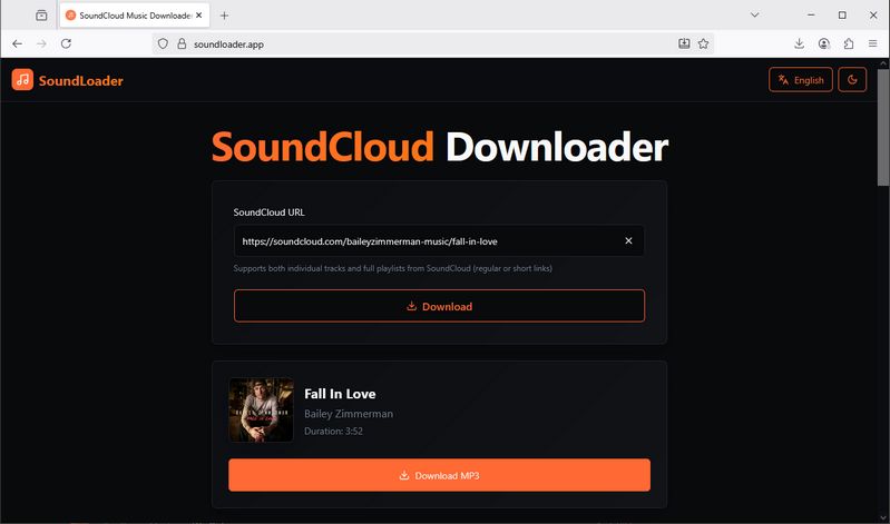 SoundLoader SoundCloud Downloader