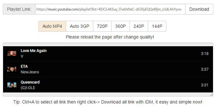 free YouTube Music downloader