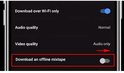 youtube music offline mixtape
