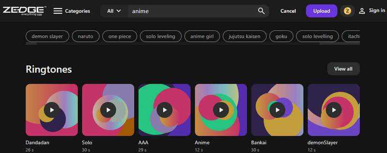 Zedge Anime Ringtones Download