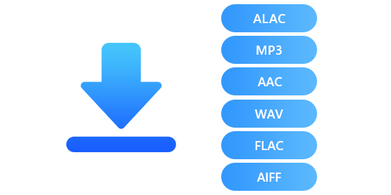 Download and Save Music in MP3/AAC/WAV/FLAC/AIFF/ALAC Format