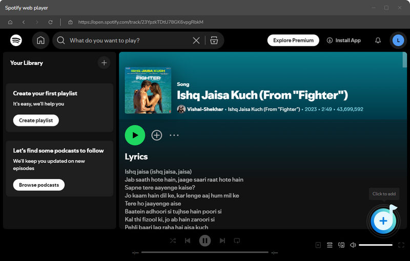 add Hindi songs to TunePat