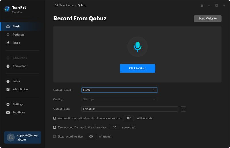 customize qobuz output settings