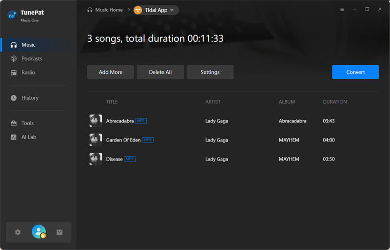 download tidal music in mp3