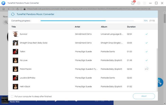 download and convert Pandora Music to mp3