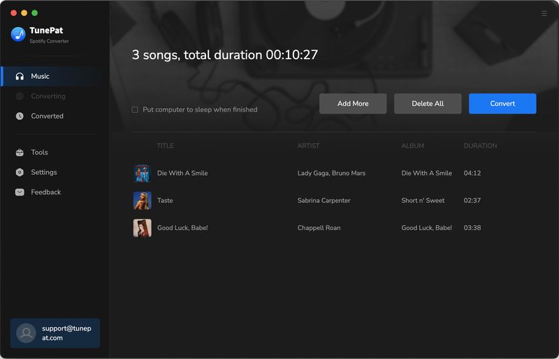 convert multiple spotify playlists