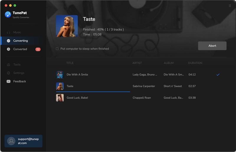 converting spotify music to local files on mac