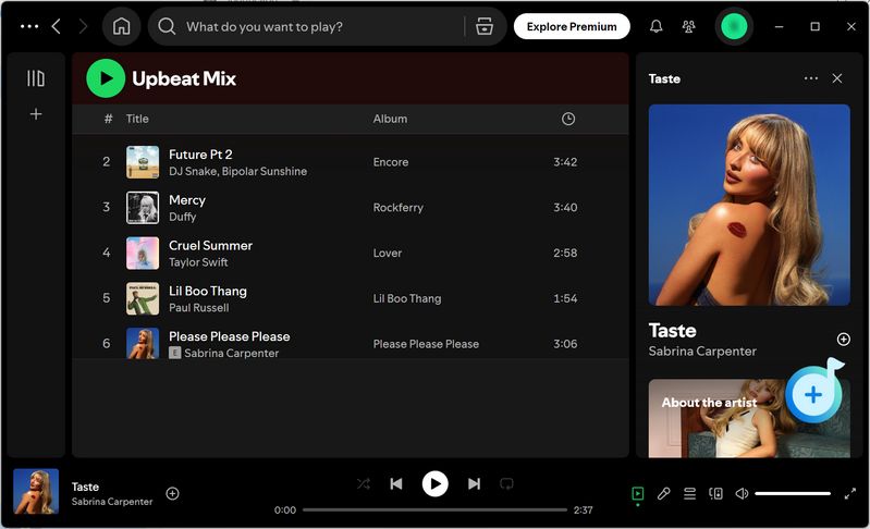 Add Spotify songs to TunePat