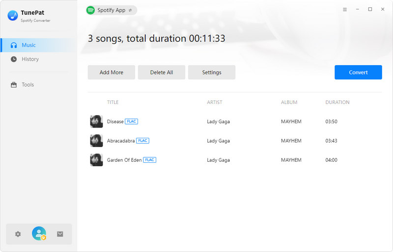 convert spotify songs to flac