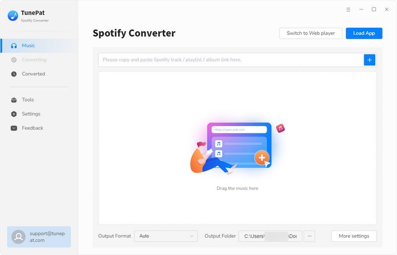 log in to spotify in TunePat