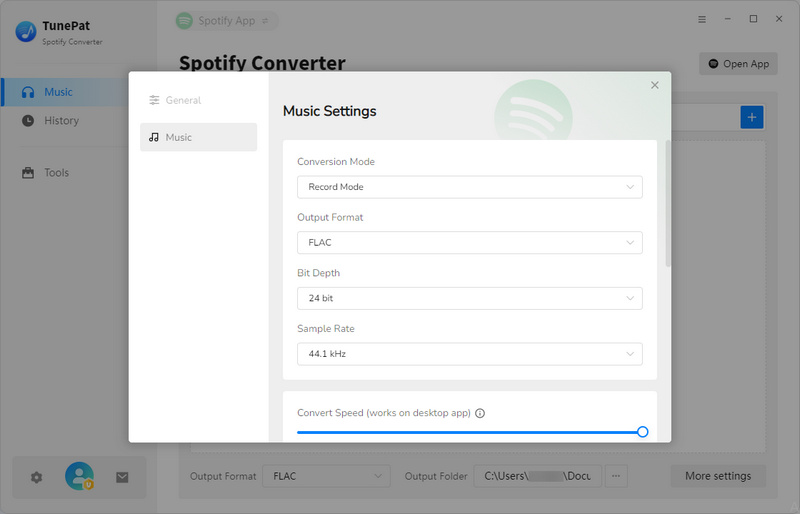 Customize output settings