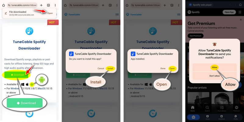 install spotify downloader apk