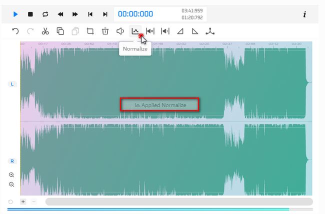 normalize audio