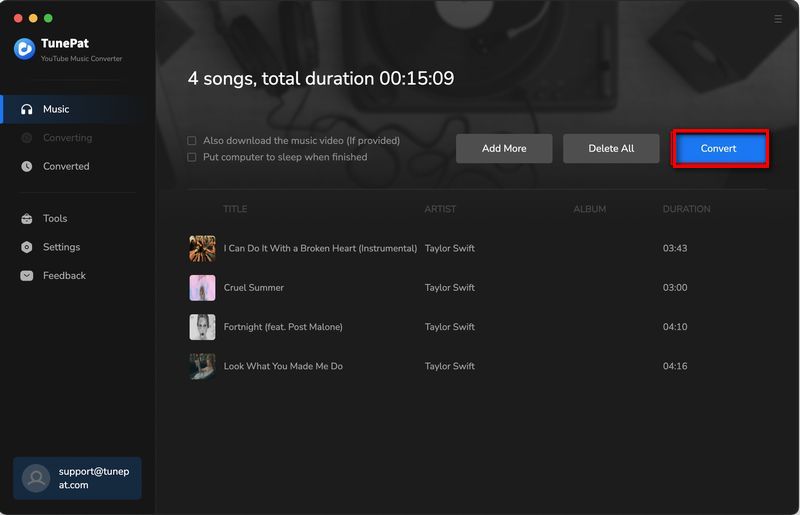 convert music from youtube to mac