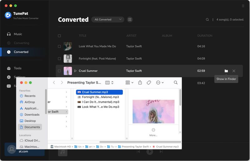 youtube music local files on mac