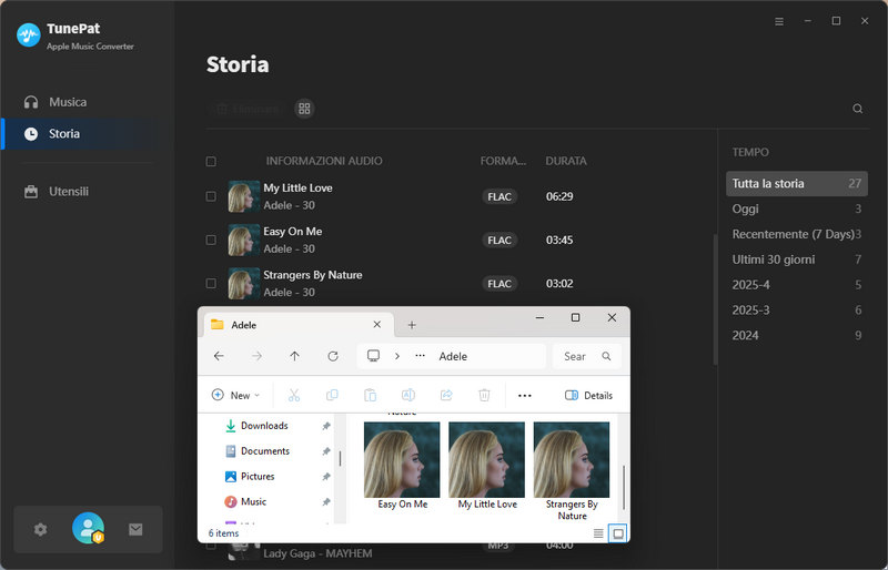 file locali di Apple Music