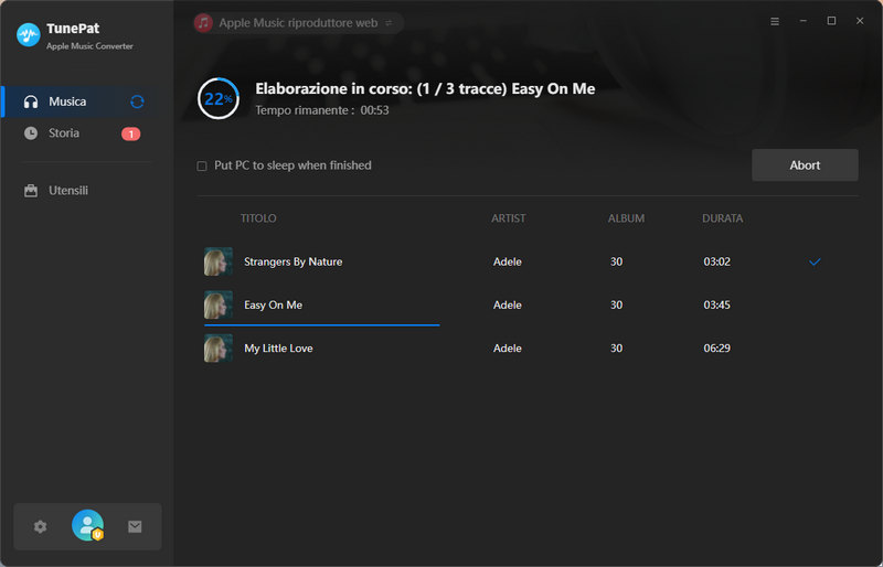 convertire Apple Music in MP3