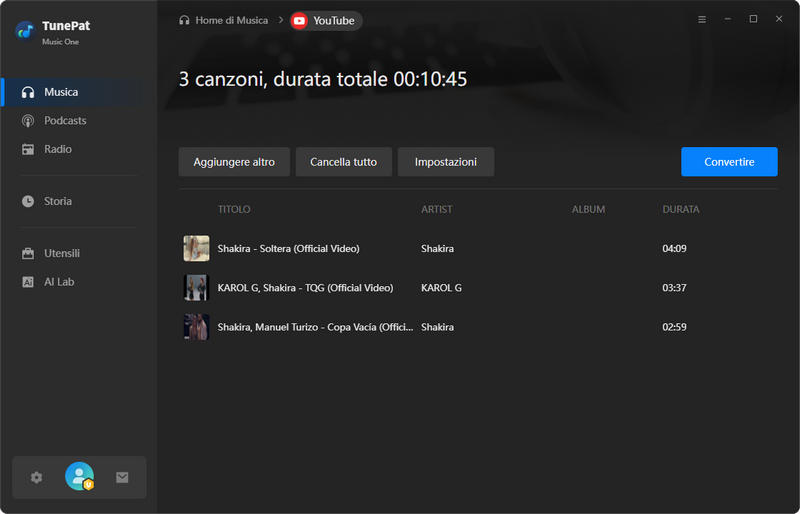 converti video YouTube